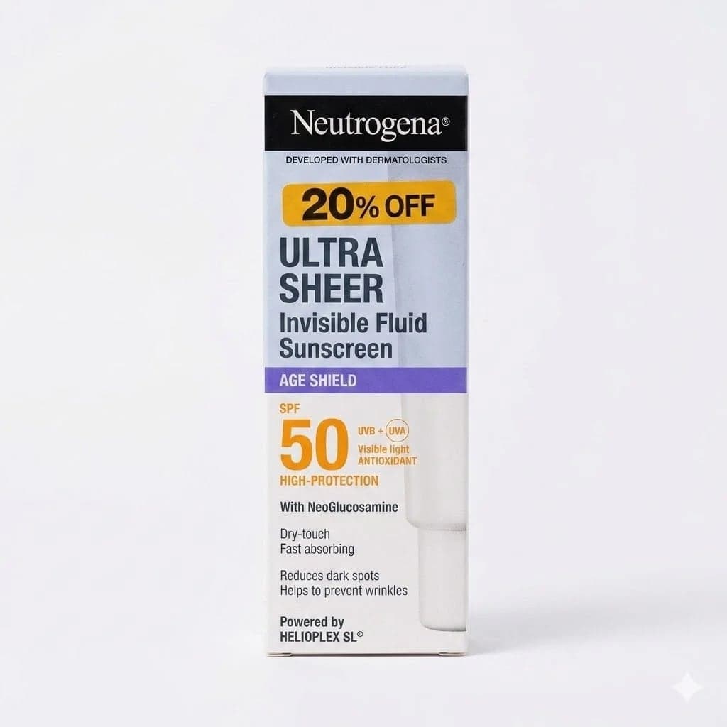 نيوتروجينا – الترا شير فلويد غير مرئي للتحكم في الدهون SPF 50+ – 50 مل